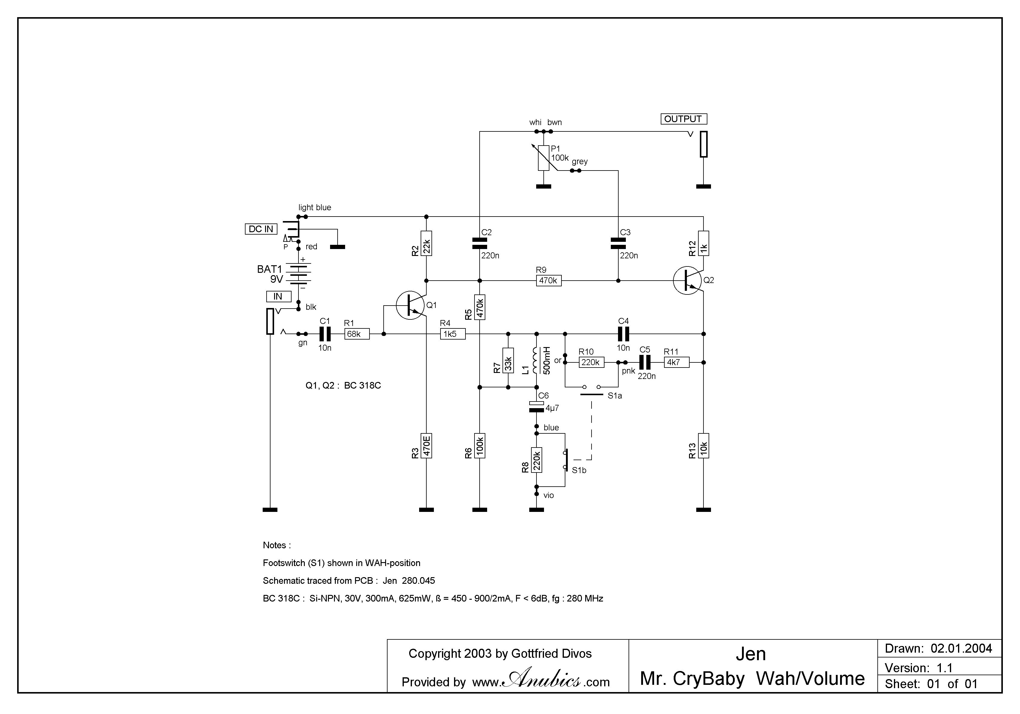 Schematics & Manuals – Mega Distortion